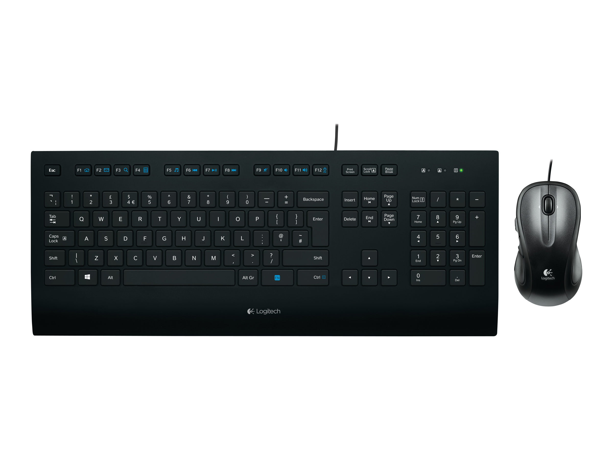 Logitech K280e - Tastatur - USB - tysk - sort - Billede 3