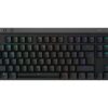 Logitech G G515 - Tastatur - LIGHTSPEED - TKL - bagbelyst - trådløs - USB, Bluetooth, 2.4 GHz - QWERTY - US International - tastkontakt: GL Tactile - sort