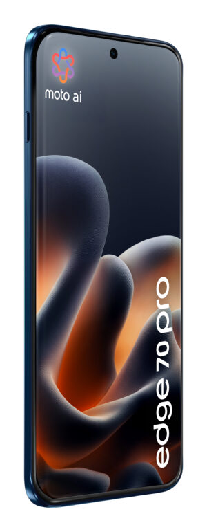 Motorola Edge 70 Pro - 5G smartphone - dual-SIM - RAM 8 GB / Intern hukommelse 256 GB - OLED display - 6.78"" - 2772 x 1272 pixels (144 Hz) - 3x bagkamera 50 MP, 50 MP, 50 MP - front camera 50 MP - pantone titan - Billede 4