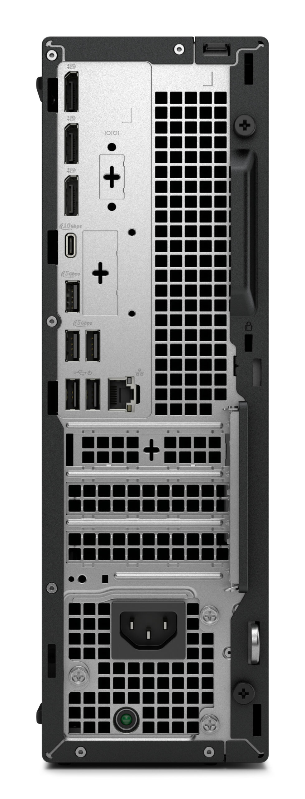 Dell Pro Slim Plus QBS1250 - AI PC - tynd desktop Core Ultra 7 265 / op til 5.3 GHz - RAM 16 GB - SSD 512 GB - NVMe, TLC - Intel Graphics - Gigabit Ethernet, Bluetooth, IEEE 802.11ax (Wi-Fi 6E) - Win 11 Pro - skærm: ingen - sort - BTS - med 3 års Basic Onsite - Billede 4
