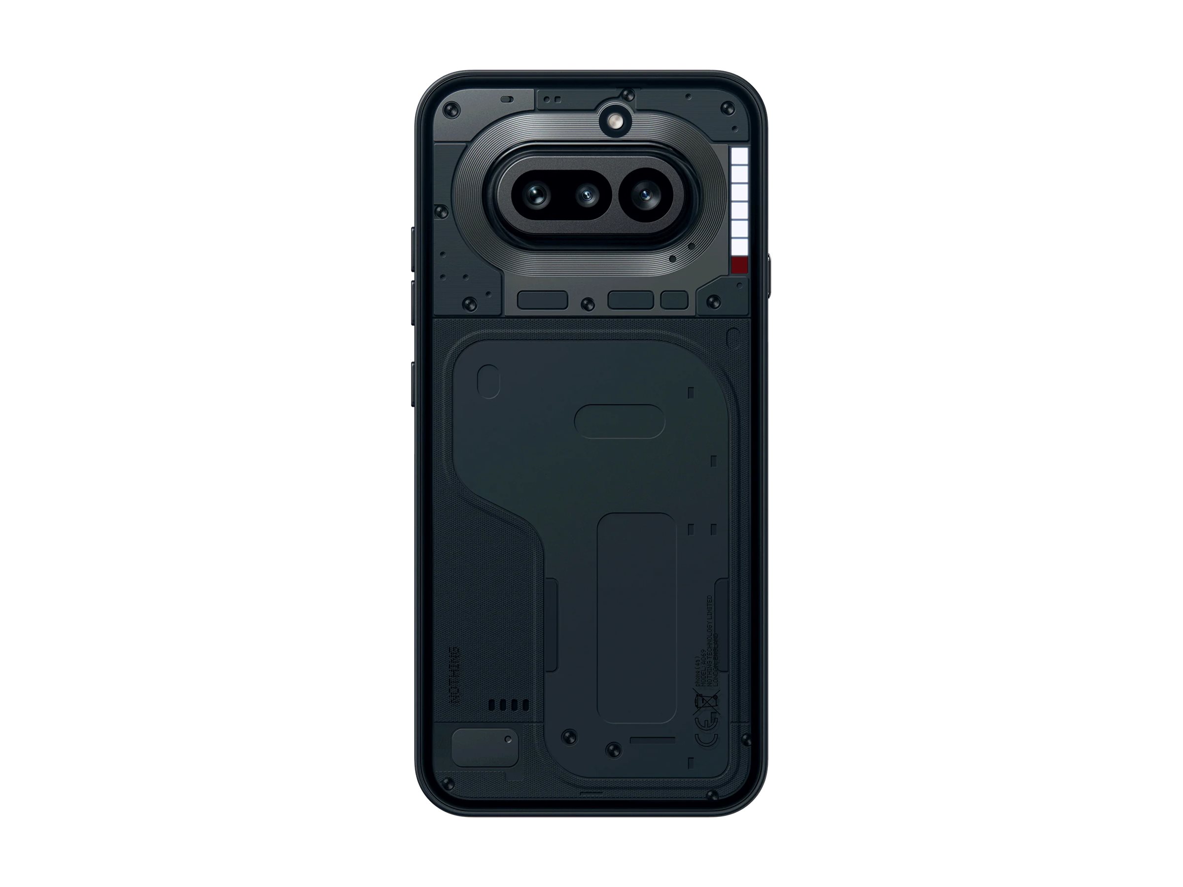 Nothing Phone (4a) – 5G smartphone – dual-SIM – RAM 12 GB / Intern hukommelse 256 GB – OLED display – 6.78″” – 2720 x 1224 pixels (120 Hz) – 3x bagkamera 50 MP, 50 MP, 8 MP – front camera 32 MP – sort
