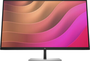 HP E32K G5 - E-Series - LED-skærm - 31.5"" - 3840 x 2160 4K UHD (2160p) @ 60 Hz - IPS - 350 cd/m² - 1000:1 - 5 ms - HDMI, DisplayPort, USB-C - højtalere - sort hoved, sort og sølv (stander)