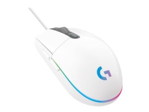 Logitech Gaming Mouse G203 LIGHTSYNC Optisk Kablet Hvid