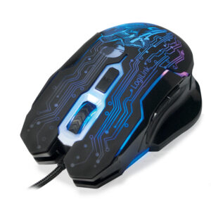 LogiLink Gaming - Mus - optisk - 6 knapper - kablet - USB - sort - Billede 3