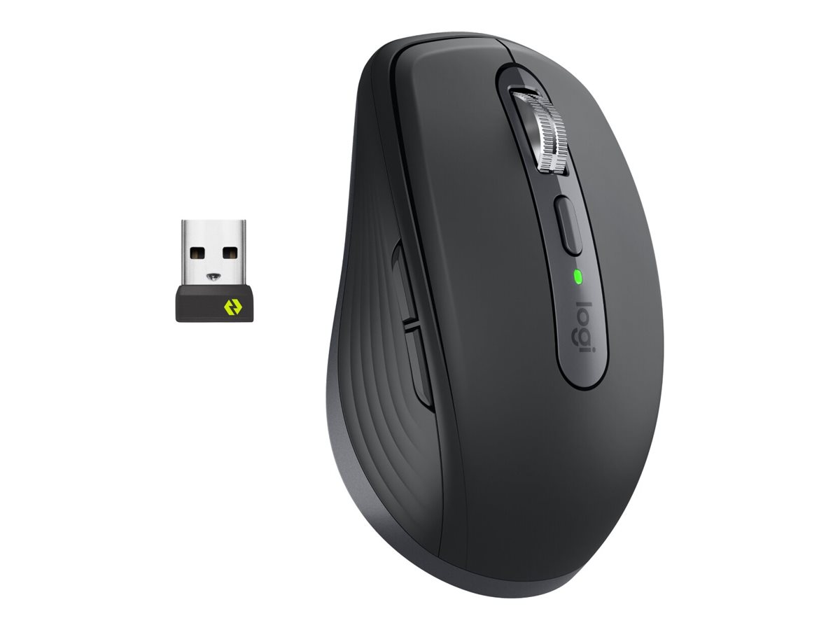 Logitech MX Anywhere 3S for Business - Mus - højrehåndet - optisk - 6 knapper - trådløs - Bluetooth - Logitech Logi Bolt USB-modtager - grafit - Billede 4