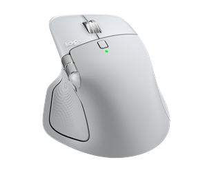 Logitech MX Master 4 for Mac - mus - Bluetooth, 2.4 GHz - hvid