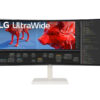 LG UltraWide 38BR85QC-W - LED-skærm - kurvet - 38"" (37.5"" til at se) - 3840 x 1600 WQHD+ @ 144 Hz - Nano IPS - 450 cd/m² - 1000:1 - DisplayHDR 600 - 1 ms - 2xHDMI, DisplayPort, USB-C - højtalere