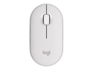 Logitech Pebble Mouse 2 M350s - Mus - optisk - 3 knapper - trådløs - Bluetooth 5.2 LE - tonalt hvidt - Billede 3