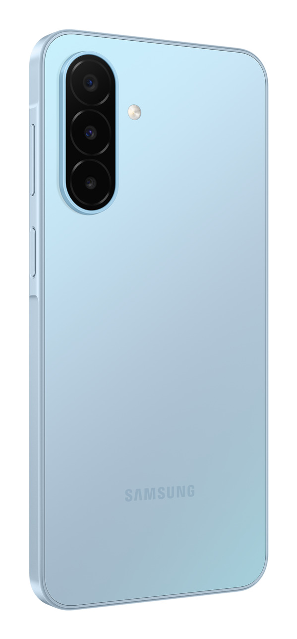 Samsung Galaxy A18. Skærm diagonal: 17 cm (6.7""), Skærmopløsning: 1080 x 2340 pixel. Processorfrekvens: 2,4 GHz. RAM kapacitet: 4 GB, Intern lagerkapacitet: 128 GB. Bagerste kamera opløsning (numerisk): 50 MP, Bagkamera type: Tredobbelt kamera. SIM-korts kapacitet: Hybrid Dual SIM. Operativsystem installeret: Android 10. Batterikapacitet: 5000 mAh. Produktfarve: Blå. Vægt: 196 g - Billede 5