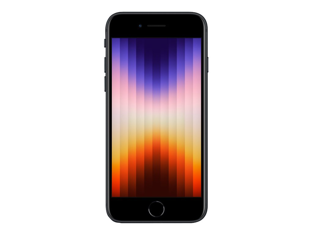 Apple iPhone SE (3rd generation) - 5G smartphone - dual-SIM / Intern hukommelse 64 GB - LCD-skærm - 4.7"" - 1334 x 750 pixels - rear camera 12 MP - front camera 7 MP - midnat - Preowned Grade B - Billede 2