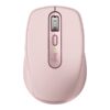 Logitech MX Anywhere 3S - Mus - optisk - 6 knapper - trådløs - Bluetooth - rose