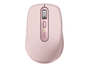 Logitech MX Anywhere 3S - Mus - optisk - 6 knapper - trådløs - Bluetooth - rose