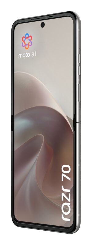 Motorola razr 70, 17,5 cm (6.9"), 8 GB, 256 GB, 50 MP, Android 16.0, Hvid - Billede 5