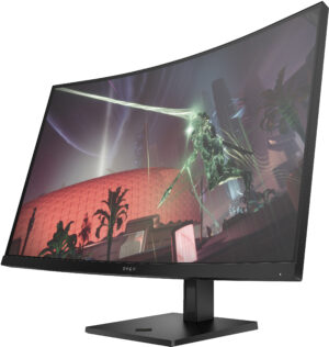 OMEN by HP 32c - LED-skærm - gaming - 31.5"" - 2560 x 1440 QHD @ 165 Hz - VA - 400 cd/m² - 3000:1 - 1 ms - 2xHDMI, DisplayPort - sort - Billede 2