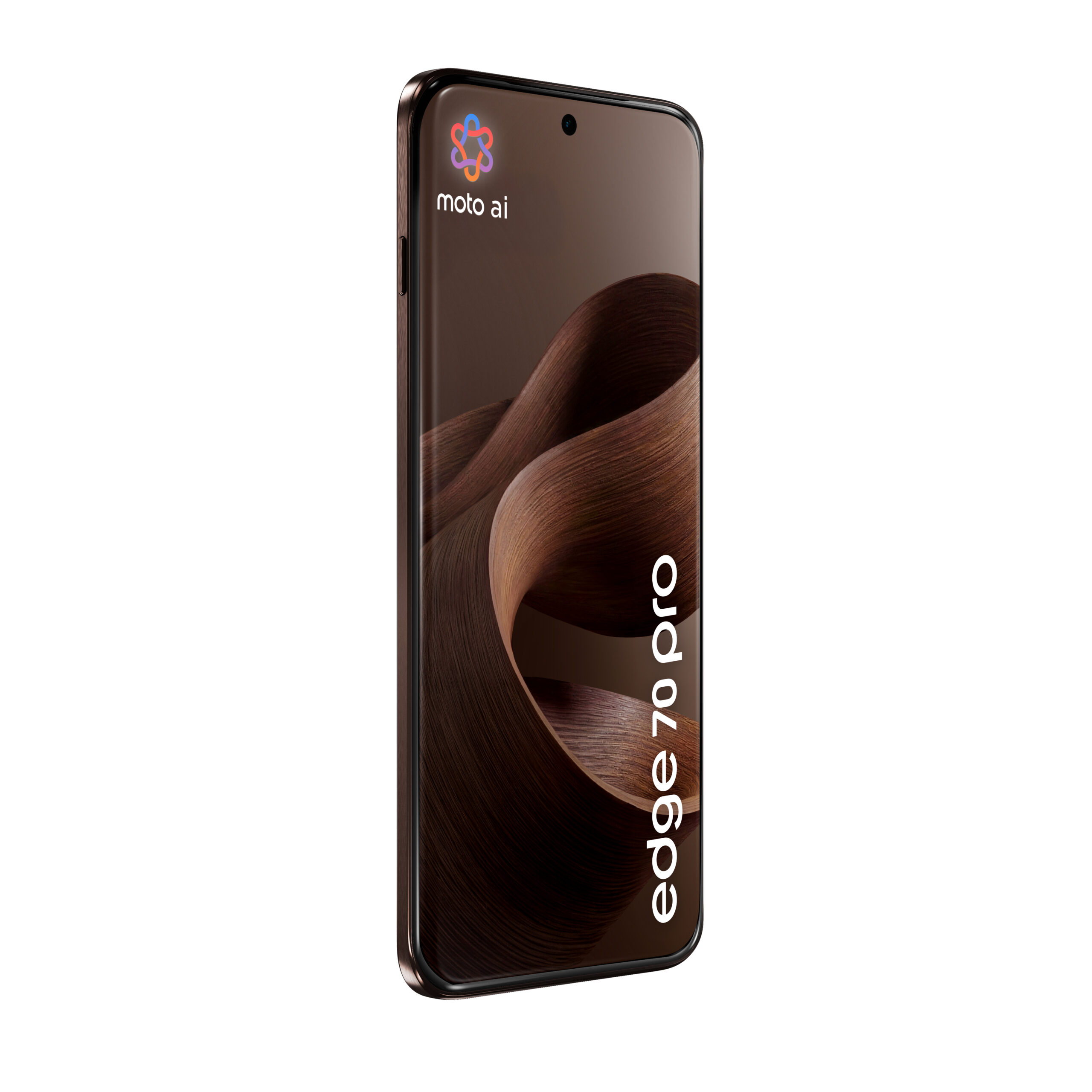 Motorola Edge 70 Pro - 5G smartphone - dual-SIM - RAM 8 GB / Intern hukommelse 256 GB - OLED display - 6.78"" - 2772 x 1272 pixels (144 Hz) - 3x bagkamera 50 MP, 50 MP, 50 MP - front camera 50 MP - pantone cikorie kaffe - Billede 4