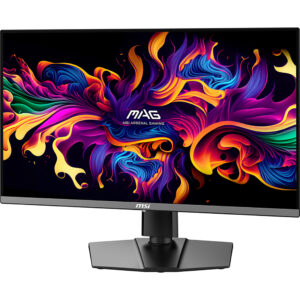 MSI MAG 272UP QD-OLED X24 - OLED-monitor - gaming - 27"" (26.5"" til at se) - 3840 x 2160 UHD @ 240 Hz - 1000 cd/m² - 1500000:1 - DisplayHDR 400 True Black - 0.03 ms - 2xHDMI, DisplayPort, USB-C - Billede 2