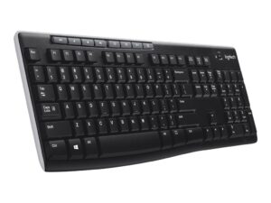 Logitech Wireless Keyboard K270 - Tastatur - trådløs - 2.4 GHz - Nordisk - Billede 4