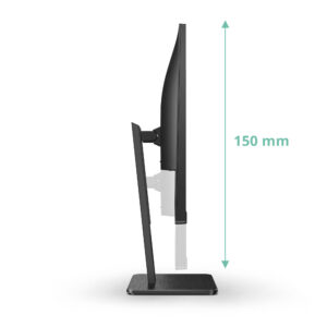 AOC 27P2Q - LED-skærm - 27"" - 1920 x 1080 Full HD (1080p) @ 75 Hz - IPS - 250 cd/m² - 1000:1 - 4 ms - HDMI, DVI, DisplayPort, VGA - højtalere - sort - Billede 3