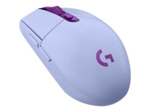 Logitech G G305 - Mus - optisk - 6 knapper - trådløs - 2.4 GHz - trådløs modtager (USB) - lilla - Billede 3
