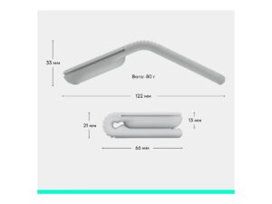 Logitech Mobi Fold - Mus - ultra-bærbar - optisk - 4 knapper - trådløs - Bluetooth 5.0 LE - off-white - Billede 2