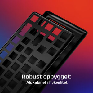 HyperX Alloy Origins Core - Tastatur - bagbelyst - USB - Pan Nordic - tastkontakt: HyperX Red - sort - Billede 4