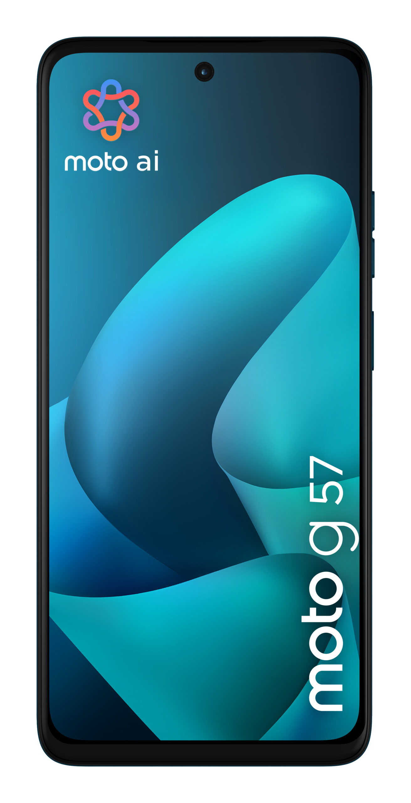 Motorola moto g57 - 5G smartphone - dual-SIM - RAM 8 GB / Intern hukommelse 256 GB - LCD-skærm - 6,72"" - 1080 x 2400 pixels (120 Hz) - 2x bagsidekamera 50 MP, 8 MP - frontkamera 8 MP - Pantone Corsair - Billede 2