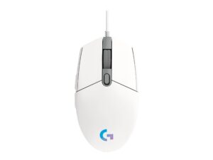 Logitech Gaming Mouse G203 LIGHTSYNC - Mus - optisk - 6 knapper - kablet - USB - hvid - Billede 3
