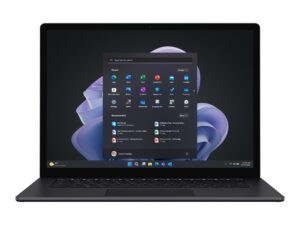 Microsoft Surface Laptop 5 for Business - Intel Core i5 - 1245U / op til 4.4 GHz - Evo - Win 11 Pro - Intel Iris Xe Graphics - 16 GB RAM - 256 GB SSD - 13.5"" touchscreen 2256 x 1504 - Wi-Fi 6 - mat sort - kbd: Nordisk
