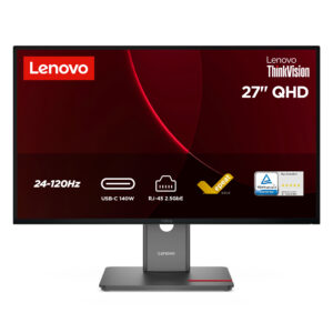 Lenovo ThinkVision P27QD-40 computerskærm 68,6 cm (27") 2560 x 1440 pixel Quad HD LED Sort