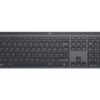 Logitech MX Keys - Tastatur - bagbelyst - trådløs - Bluetooth, 2.4 GHz - QWERTY - US International - grafit