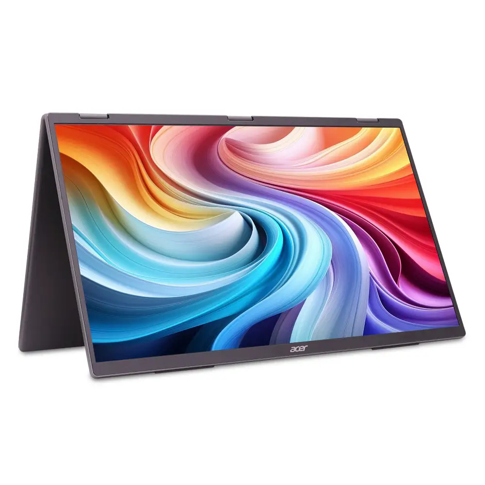 Acer PD193Q Ebmiuux - PD3 Series - LCD-skærm - 19"" (18.5"" til at se) - bærbar - 1920 x 1080 Full HD (1080p) @ 100 Hz - IPS - 250 cd/m² - 4 ms - HDMI, 2xUSB-C - højtalere - sort - Billede 2