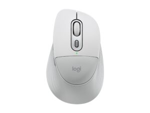 Logitech Signature Comfort Plus M850 L - Mus - højrehåndet - optisk - 6 knapper - trådløs - Bluetooth 5.2 LE - off-white