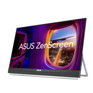 ASUS ZenScreen MB229CF - LED-skærm - 22"" - bærbar - 1920 x 1080 Full HD (1080p) @ 100 Hz - IPS - 250 cd/m² - 1000:1 - 5 ms - HDMI, USB-C - højtalere - sort - Billede 2