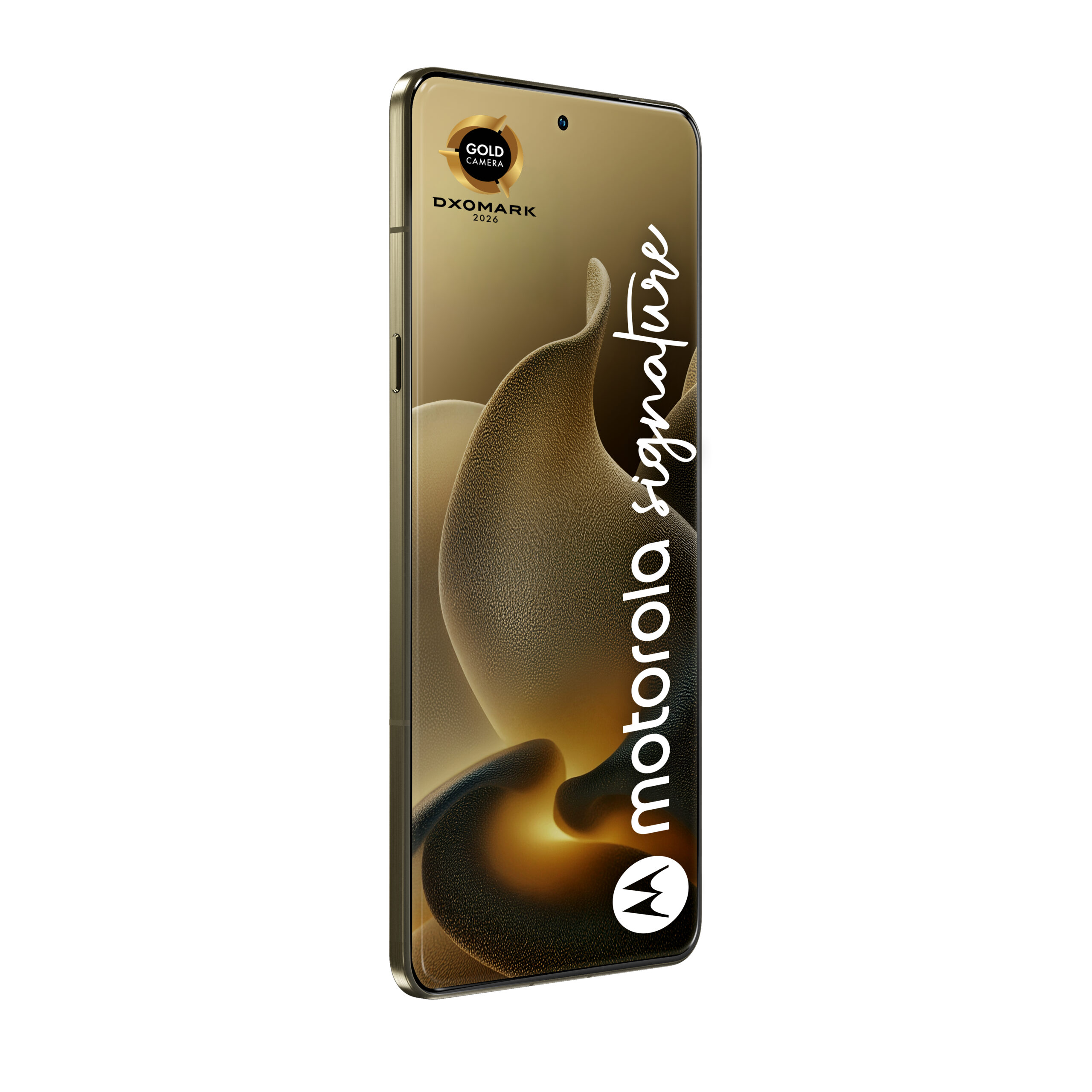 Motorola signature - 5G smartphone - dual-SIM - RAM 16 GB / Intern hukommelse 512 GB - OLED display - 6.78"" - 2780 x 1264 pixels (165 Hz) - 3x bagkamera 50 MP, 50 MP, 50 MP - front camera 50 MP - pantone martini oliven - Billede 4