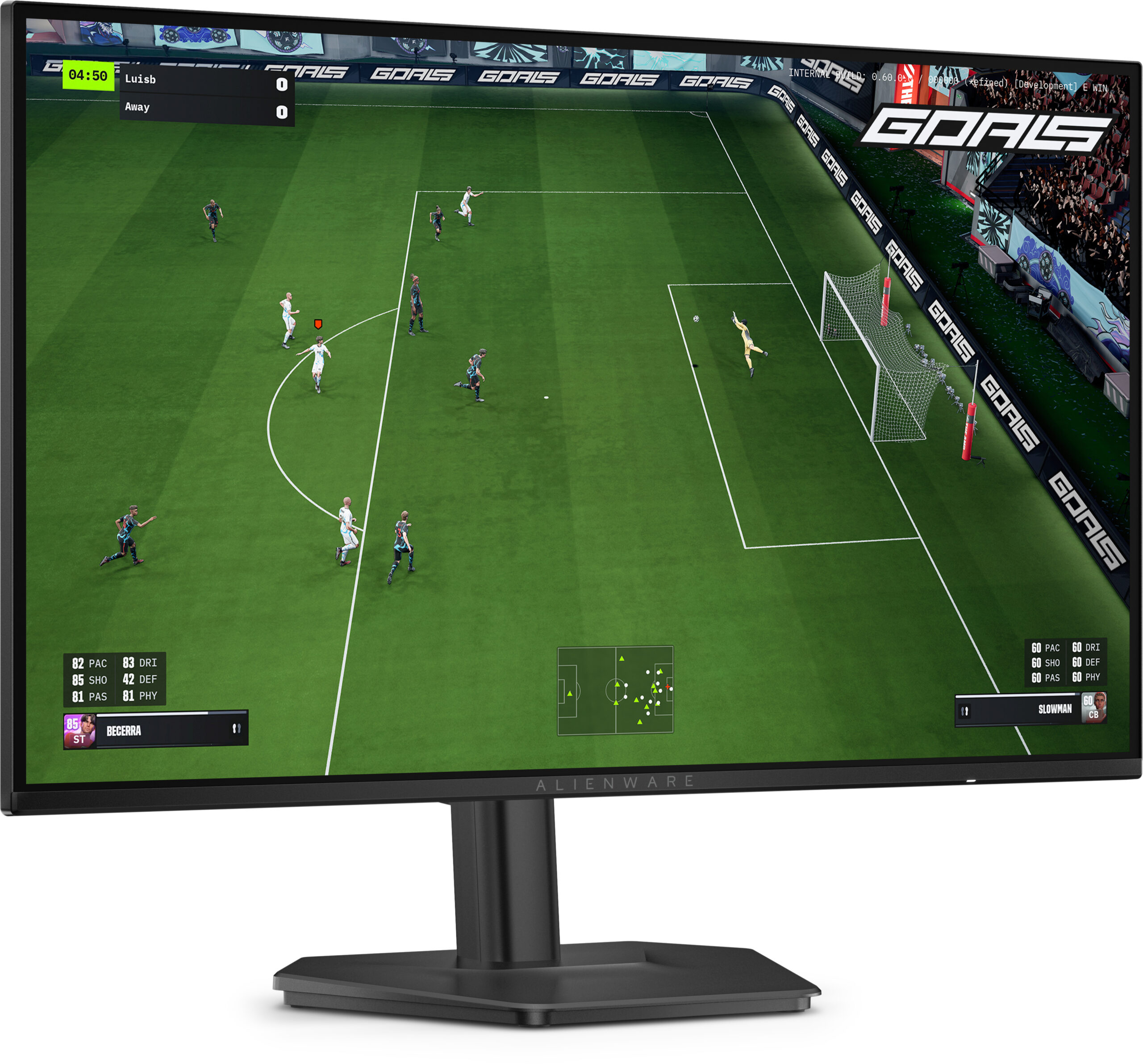Alienware AW2726DL - LED-skærm - gaming - 27"" - 2560 x 1440 WQHD @ 280 Hz - IPS - 400 cd/m² - 1000:1 - 1 ms - HDMI, DisplayPort - sort - BTO - med 3 års Basic Hardware Service with Advanced Exchange efter fjerndiagnose