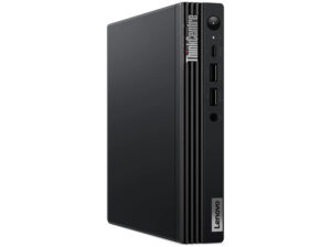 Lenovo ThinkCentre M70q Gen 3 - Lille Core i5 - 12400T / op til 4.2 GHz - RAM 16 GB - SSD 256 GB - UHD Graphics 730 - Gigabit Ethernet - Win 11 Pro - sort - Preowned Grade A - Billede 3