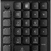 HP 435 - Tastatur - 9 programmerbare taster, laveprofil-tasterejse, udskiftelige tastehætter med mærkater - trådløs - Bluetooth 5.3 - engelsk - jack sort