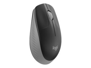 Logitech M190 - Mus - optisk - 3 knapper - trådløs - trådløs modtager (USB) - mellemgrå