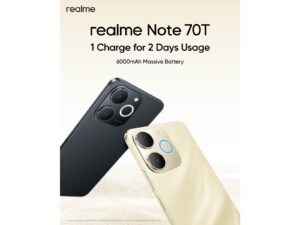 realme Note 70T 256GB/4GB - Obsidian Black - Billede 4