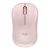 Logitech M240 Silent - Mus - højre- og venstrehåndet - optisk - 3 knapper - trådløs - Bluetooth - rose