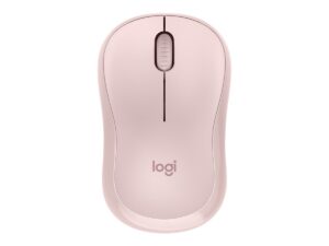Logitech M240 Silent - Mus - højre- og venstrehåndet - optisk - 3 knapper - trådløs - Bluetooth - rose