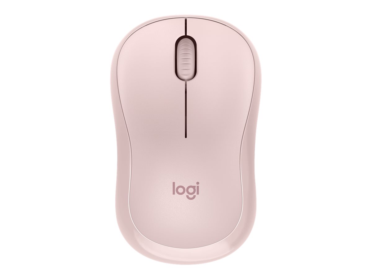 Logitech M240 Silent - Mus - højre- og venstrehåndet - optisk - 3 knapper - trådløs - Bluetooth - rose