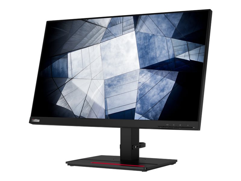 Lenovo ThinkVision P24h-2L - LED-skærm - 24"" (23.8"" til at se) - 2560 x 1440 QHD @ 60 Hz - IPS - 300 cd/m² - 1000:1 - 4 ms - HDMI, DisplayPort, USB-C - højtalere - ravnsort - Preowned Grade B - Billede 2