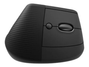 Logitech Lift Vertical Ergonomic Mouse - Lodret mus - ergonomisk - optisk - 6 knapper - trådløs - Bluetooth, 2.4 GHz - Logitech Logi Bolt USB-modtager - grafit - Billede 4