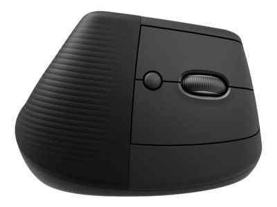 Logitech Lift Vertical Ergonomic Mouse - Lodret mus - ergonomisk - optisk - 6 knapper - trådløs - Bluetooth, 2.4 GHz - Logitech Logi Bolt USB-modtager - grafit - Billede 4