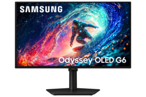 Samsung G61SH. Skærm diagonal: 68,6 cm (27""), Skærmopløsning: 2560 x 1440 pixel, HD-type: Quad HD, Skærmteknologi: OLED, Responstid: 0,03 ms, Naturligt aspektforhold: 16:9, Synsvinkel, horisontal: 178°, Synsvinkel, vertikal: 178°. VESA montering, Højdejustering. Produktfarve: Sort