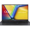 ASUS VivoBook 15 OLED D1505YA-L1370W - 180° hængselsdesign - AMD Ryzen 7 - 7730U / op til 4.5 GHz - Win 11 Home - Radeon Graphics - 16 GB RAM - 1 TB SSD NVMe - 15.6"" OLED 1920 x 1080 (Full HD) - Bluetooth, Wi-Fi 6E - indie-sort