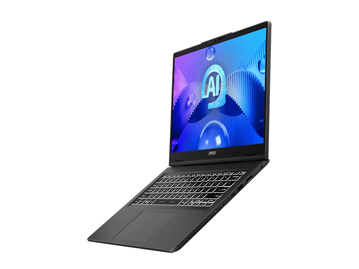 MSI Venture 14 AI A1MG-001NEU - Intel Core Ultra 5 - 125H / op til 4.5 GHz - Win 11 Home - Intel Arc Graphics - 16 GB RAM - 512 GB SSD NVMe - 14"" OLED 2880 x 1800 (2.8K) @ 120 Hz - Gigabit Ethernet - Wi-Fi 6E, Bluetooth - solid grå - New Open Box - Billede 5