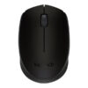 Logitech M171 - Mus - højre- og venstrehåndet - trådløs - 2.4 GHz - trådløs modtager (USB) - sort