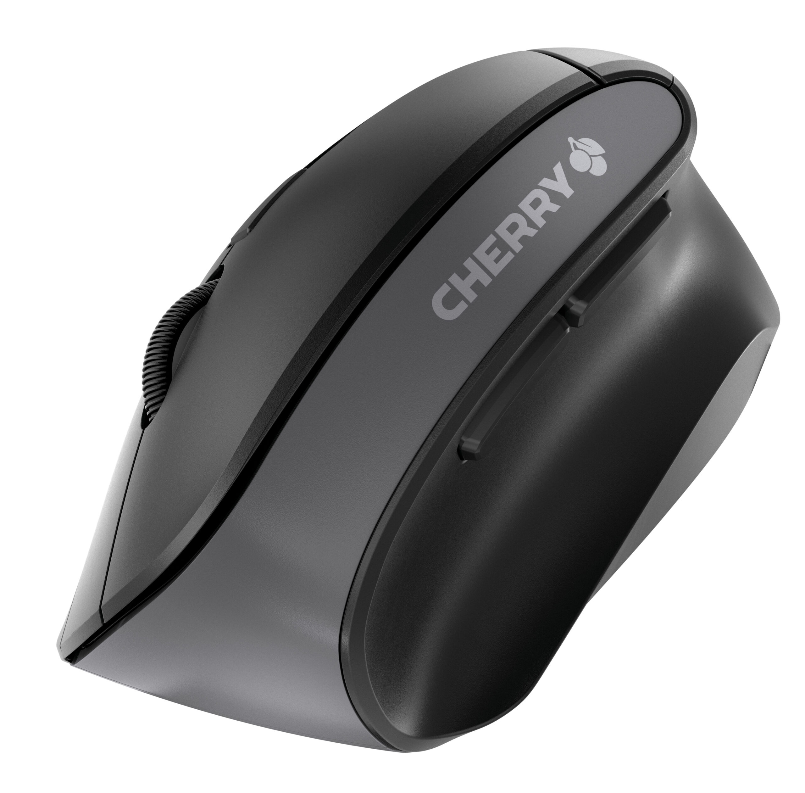CHERRY MW 4500 - Lodret mus - ergonomisk - højrehåndet - optisk - 6 knapper - trådløs - 2.4 GHz - trådløs modtager (USB) - sort - Billede 2